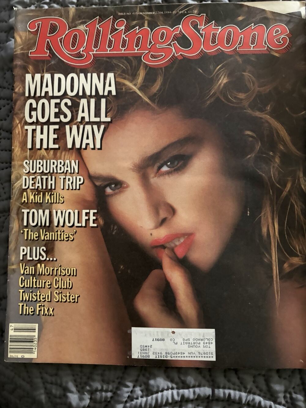 Madonna Rolling Stone Magazine Lot of 10 1984-2009 Vintage Covers Collection